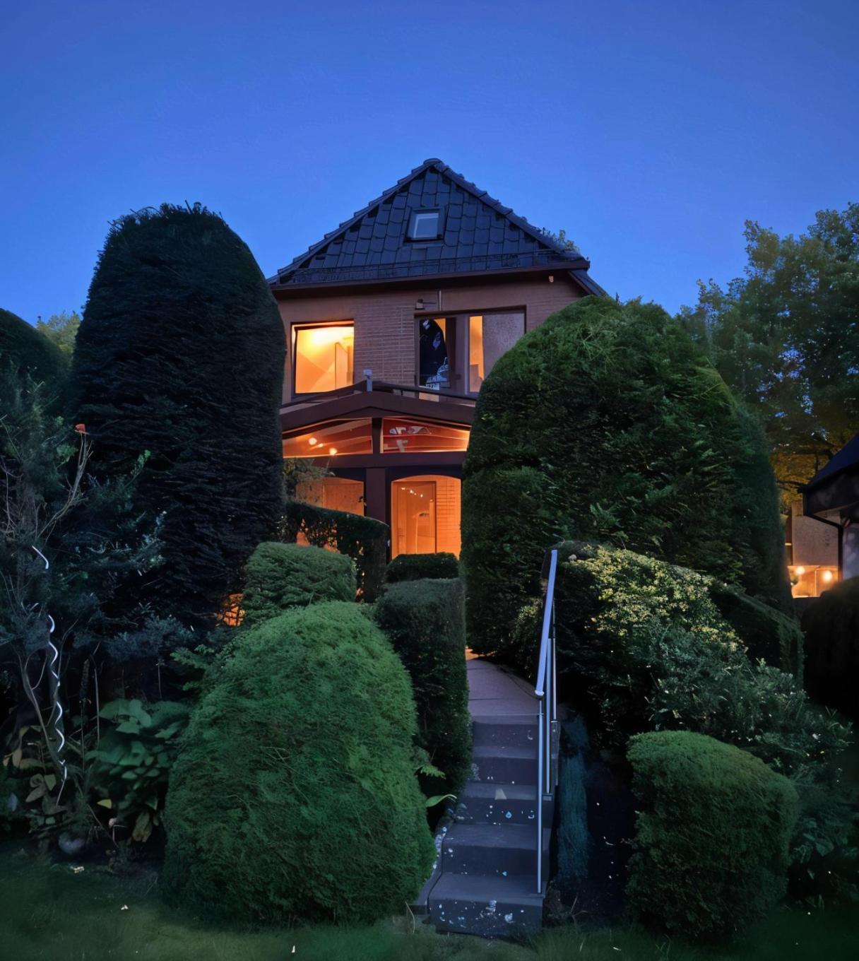 Gartenblick-Oase: Obergeschosswohnung In Hamburg Eksteriør bilde